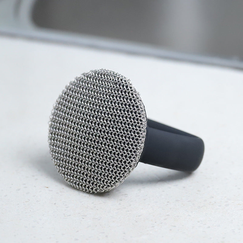 Cast Iron Skillet Scrubber, Stainless Steel Chainmail