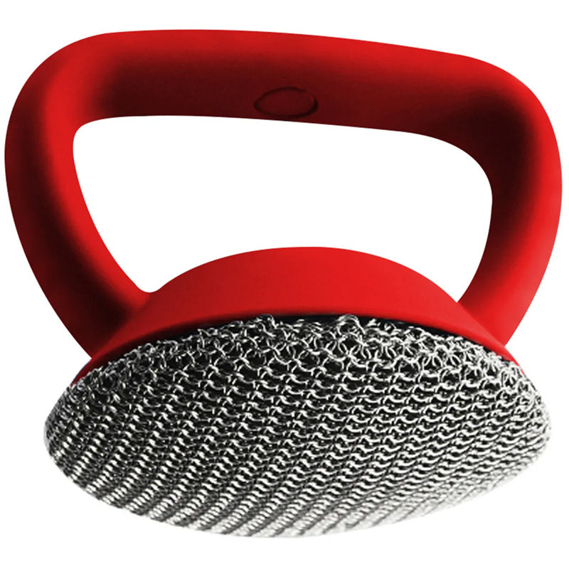 Cast Iron Skillet Scrubber, Stainless Steel Chainmail