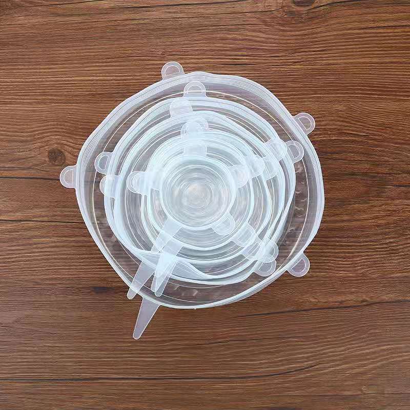 Reusable Silicone Stretch Lids (6-Piece Set)