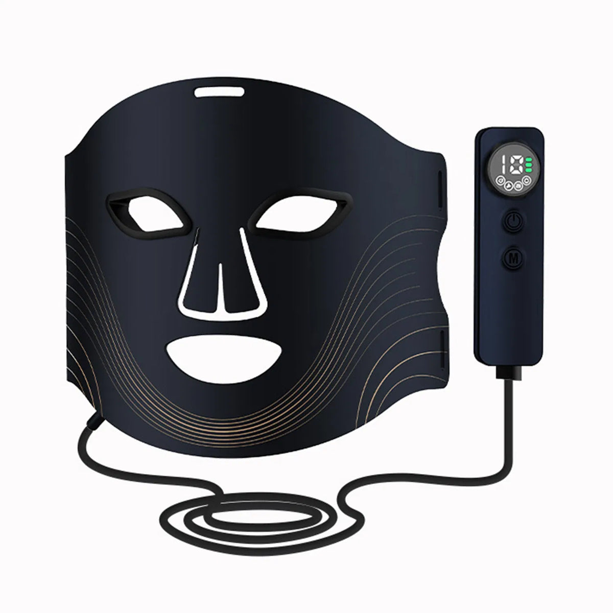 Wireless 7-Color LED Skincare Mask, Rechargeable