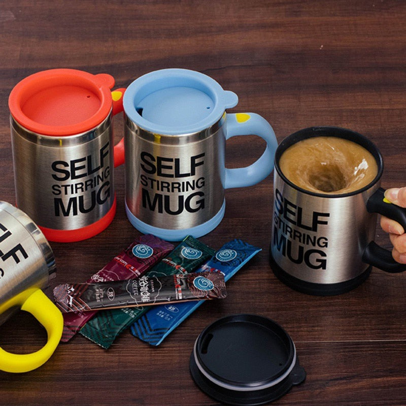 Self-Stirring Coffee Mug