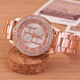 New CH Women's Luxury Gold Stainless Steel Sports Watch