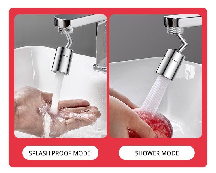 720° Rotation Universal Splash Filter Faucet