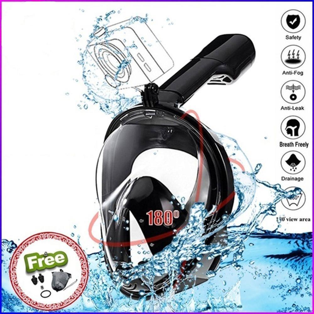 Full Face Anti-Fog Snorkel Mask Set