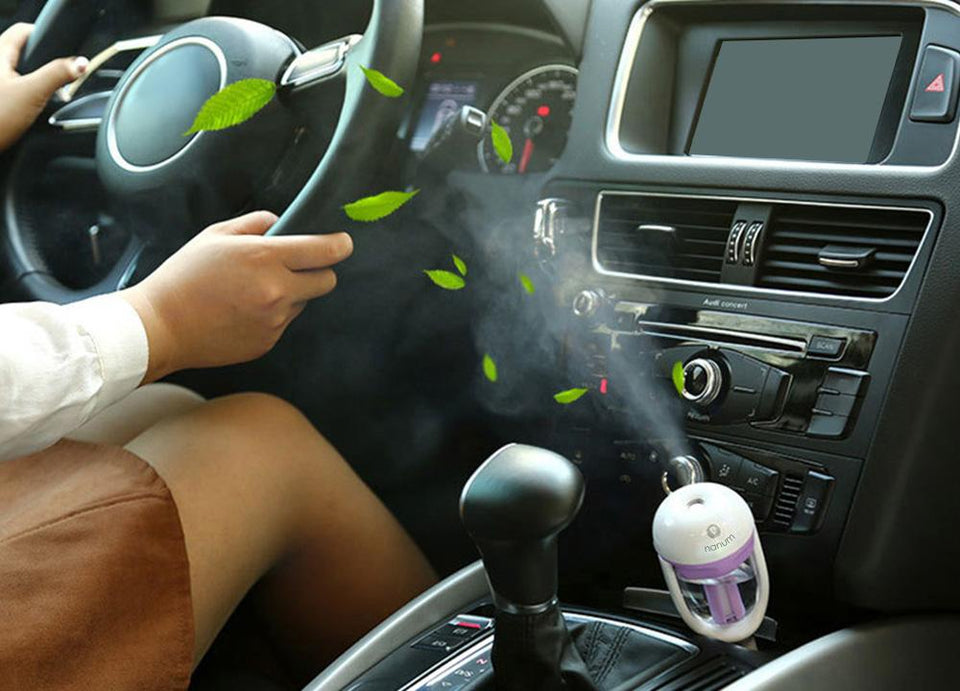 IN-CAR ESSENTIAL OIL DIFFUSER/HUMIDIFIER