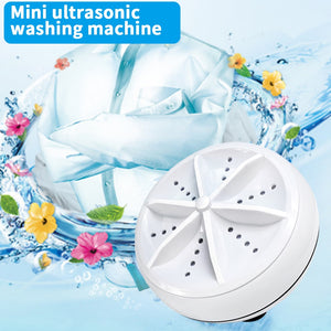 2-In-1 UltraSonic Portable Mini Washing Machine & Dishwasher Cleaner