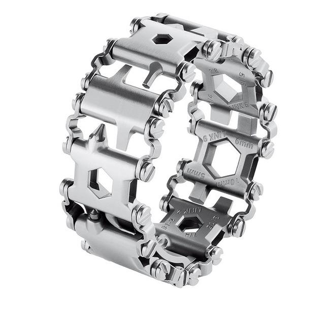 29-in-1 Steel Multifunctional Tool Bracelet