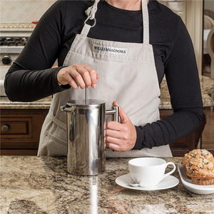 Stainless Steel French Press Coffee Tea Pot with Filter Double Wall